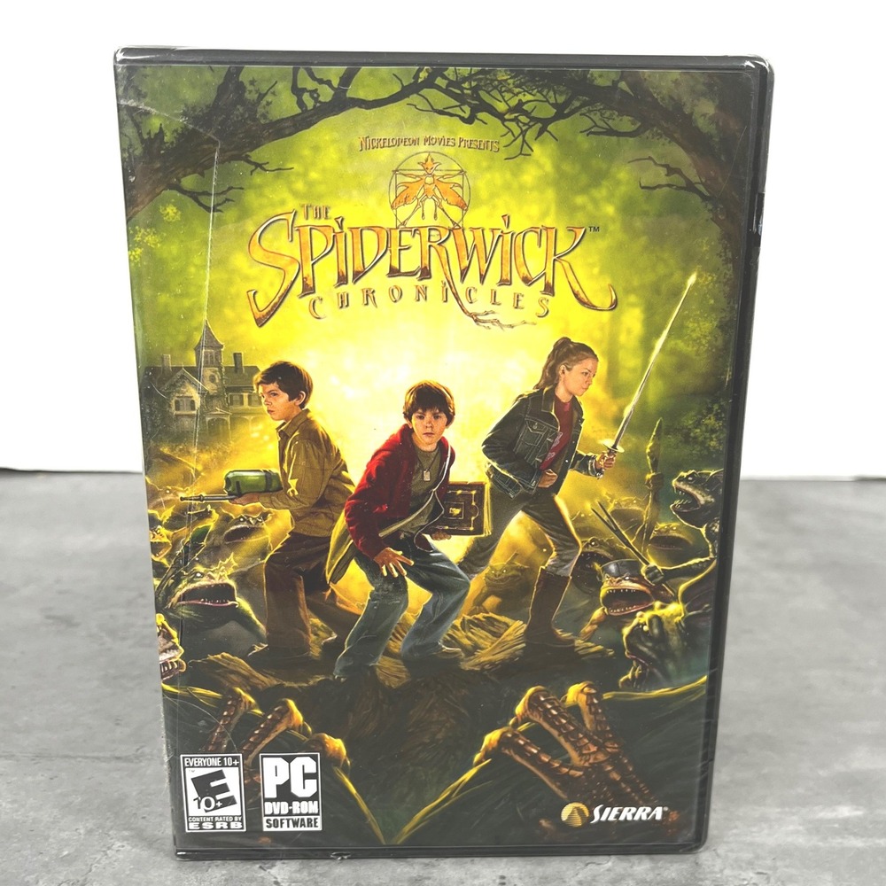 The Spiderwick Chronicles PC DVD-ROM Software Sierra Entertainment New Sealed